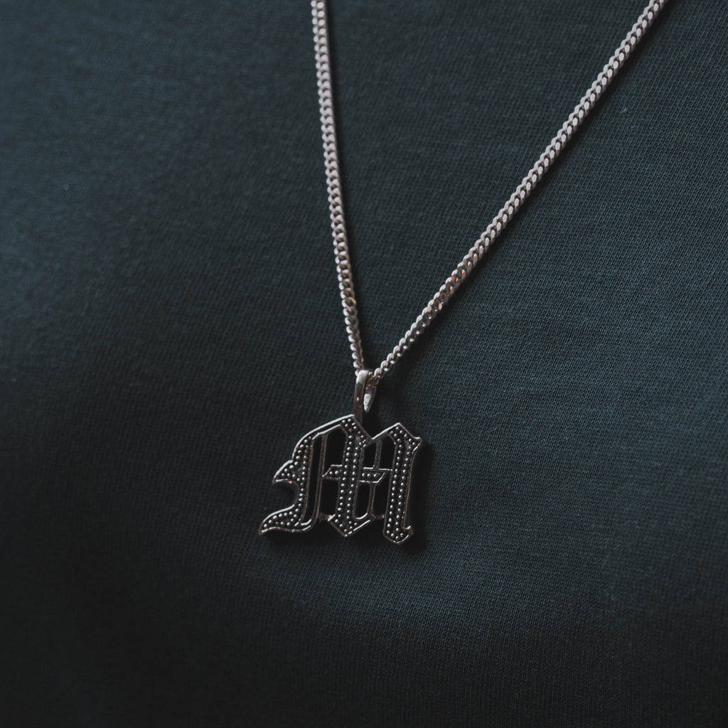 Mens sales m necklace