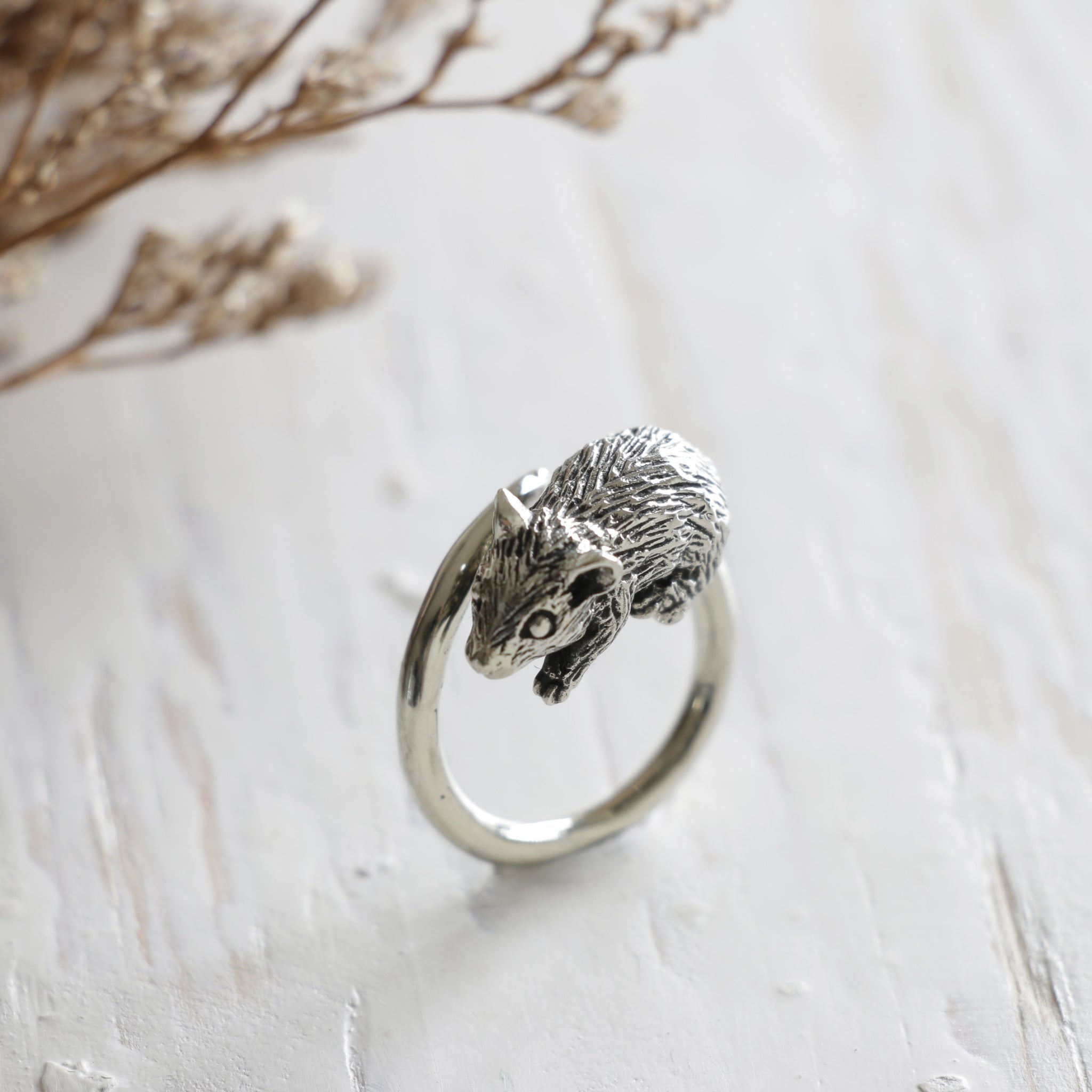 Little Mouse rat sterling silver ring cute animal woman girl gift Boho –  Jack's Club