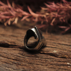 Spartan ring for men made of sterling silver 925 viking style