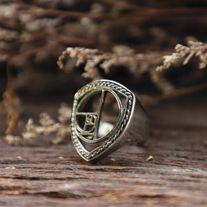 Golden Ratio made of sterling silver Ring 925 for men Gothic style