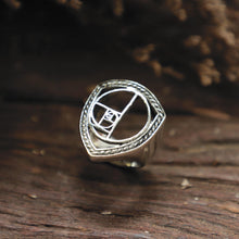 Golden Ratio made of sterling silver Ring 925 for men Gothic style