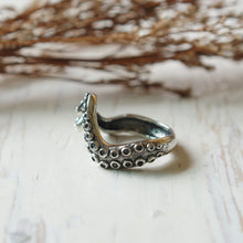 tentacle octopus for unisex made of sterling silver ring 925 Thumb ring style