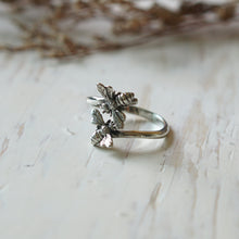 honey Bee Ring for girl made of sterling silver ring 925 boho style Nature Adjustable couple animal
