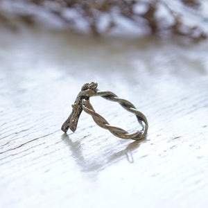 INGUZ Rune barbed wire sterling silver Ring men Viking mammen norse pagan 10