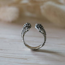 Angel Wings Bird Ring sterling silver Owl minimal women girl gift Jewelry Boho