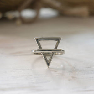 Alchemy Symbol Ring sterling silver 925 jewelry magic occult Vintage Alchemical Boho