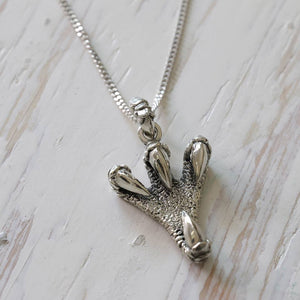 dragon claw pendant necklace and Pick a guitar for unisex made of sterling silver 925 rocker style