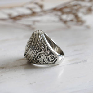 Valknut Viking Ring sterling silver 925 Scandinavian Jewelry Norse Mammen Biker gothic