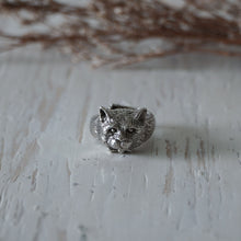 cat ring for unisex made of sterling silver ring 925 cute animal style