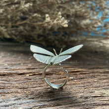 butterfly Ring made of sterling silver 925 for unisex Boho style