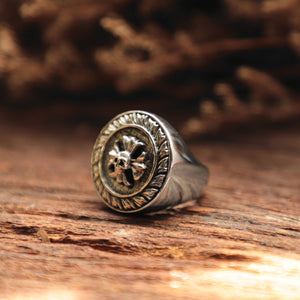 Eagles boar Ring for man made of sterling silver 925 American football style