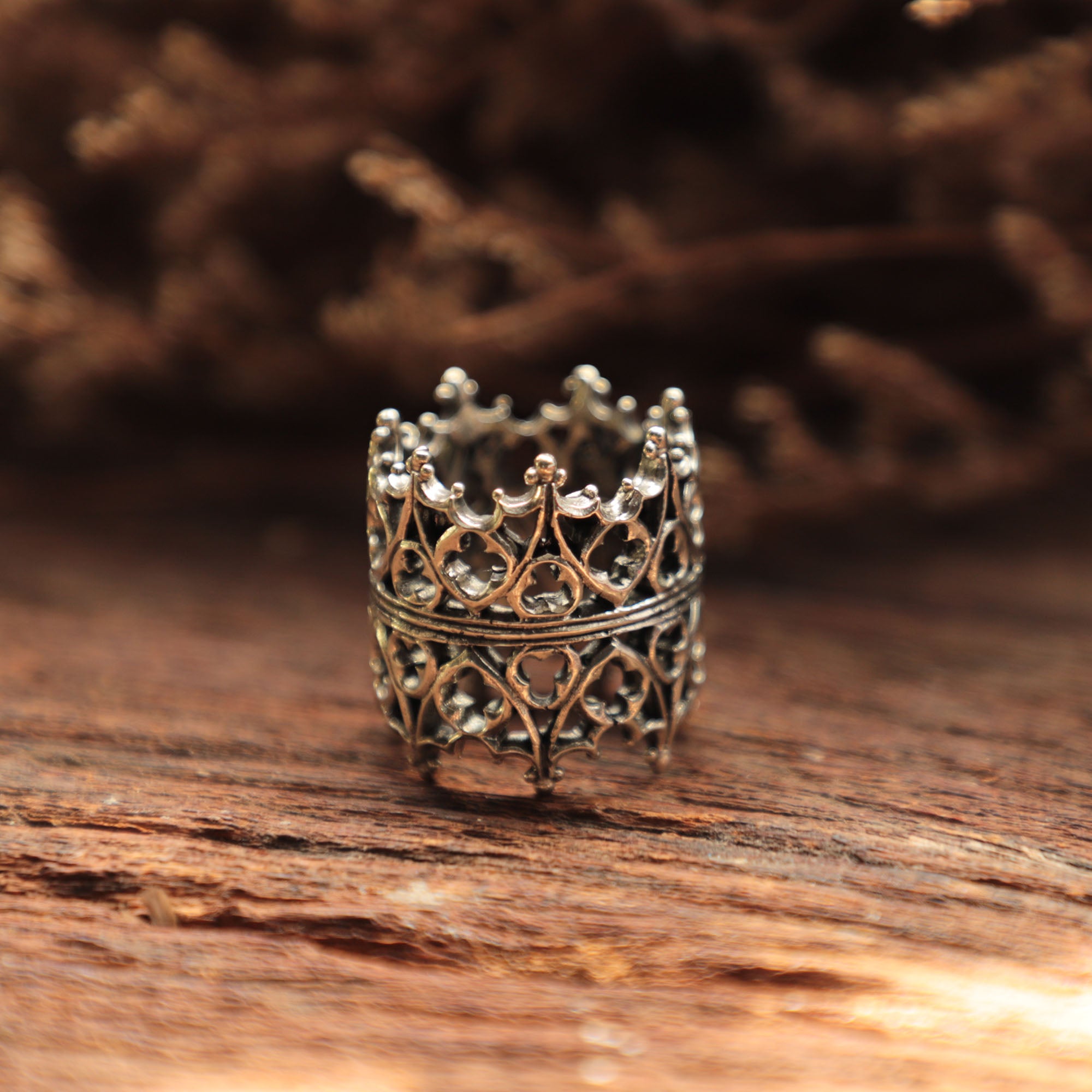 Buy Mens Crown Ring Choose Your Metal Royal Wedding Ring Sterling Silver,  10k, 14k 18k, Yellow White and Rose Gold and Platinum Online in India - Etsy