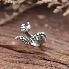 Couple tentacle octopus biker sterling silver ring 925 unisex nautical viking (Including 2 rings)