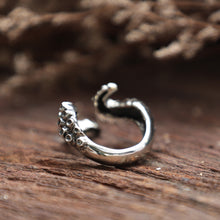 Couple tentacle octopus biker sterling silver ring 925 unisex nautical viking (Including 2 rings)