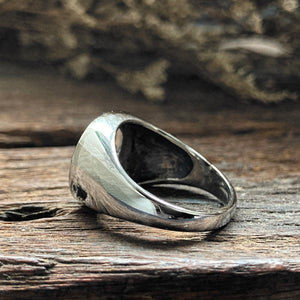Thai number 1 one ring for unisex made of sterling silver 925 minimalist