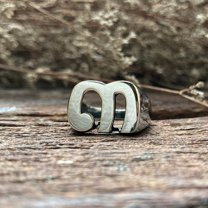 Thai number 3 three ring for unisex made of sterling silver 925 minimalist