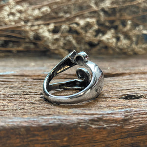 Thai number 5 five ring for unisex made of sterling silver 925 minimalist