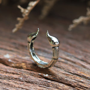 Scorpion tail thumb sterling silver ring 925 unisex biker zodiac gothic animal punk