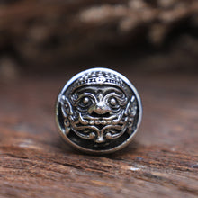 Ramayana monster ring unisex sterling silver hindo gothic viking celtic india