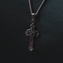 royal Cross pendant necklace for men made of sterling silver 925 Crucifix