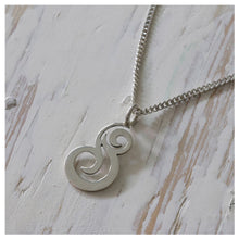 ampersand symbol Pendant Necklace wedding sterling silver jewelry love