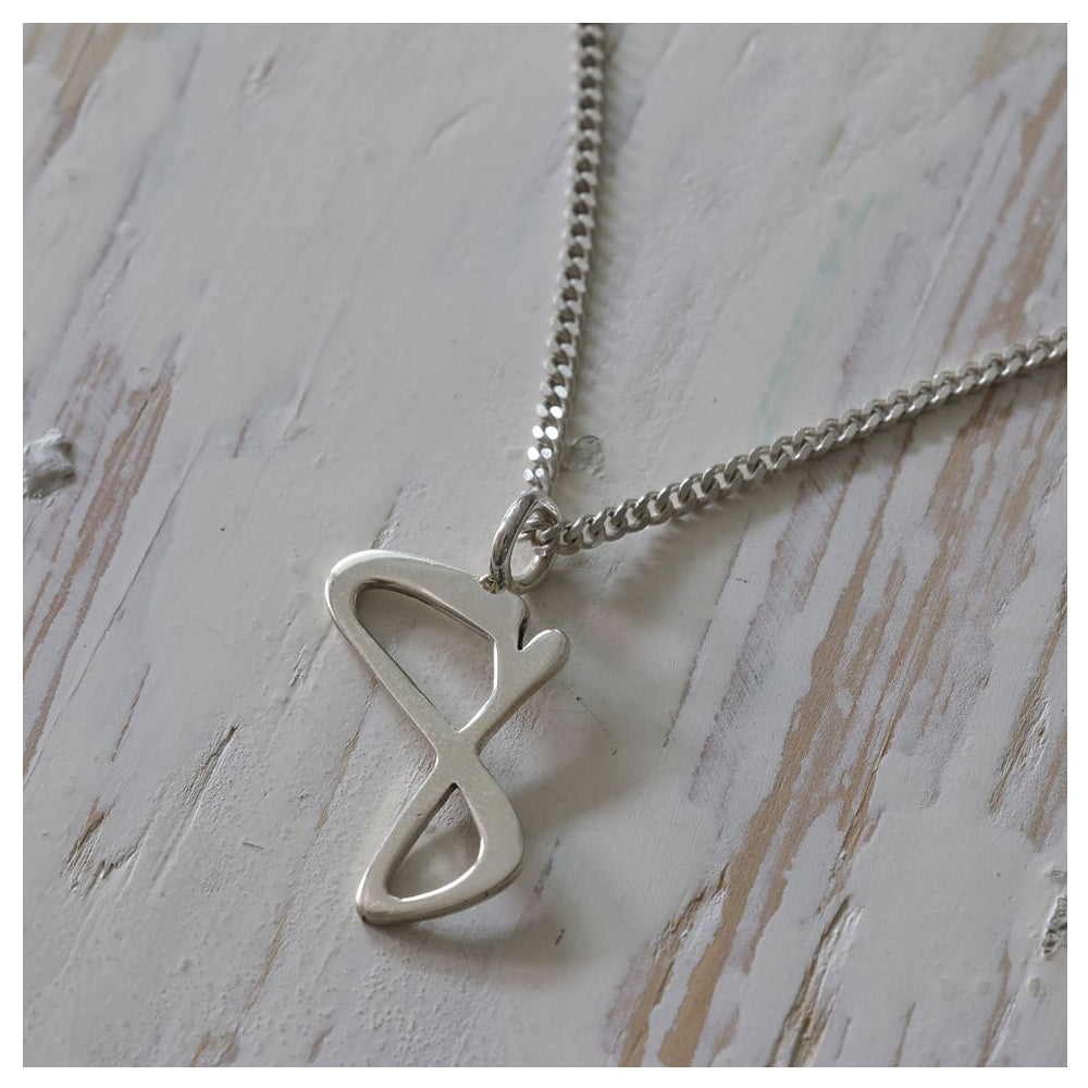 Infinity Symbol Pendant Necklace sterling silver anniversary gift love jewelry