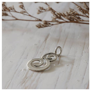 ampersand symbol Pendant Necklace wedding sterling silver jewelry love