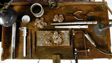 skull crossbones Pendant Necklace sterling silver 925 biker Vintage handmade tiny gift her