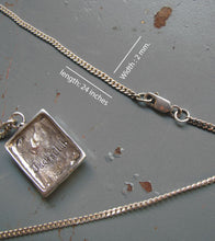 alphabet H pendant necklace for men made of sterling silver 925 biker style