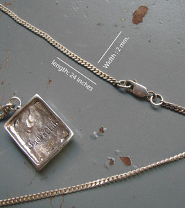 Vintage Mexican Pentagram Pendant Necklace sterling silver 925 Church Seal of Satan Baphomet